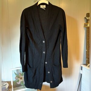 Neiman Marcus Black Cashmere Cardigan